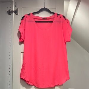 Women's neon Pink Top
